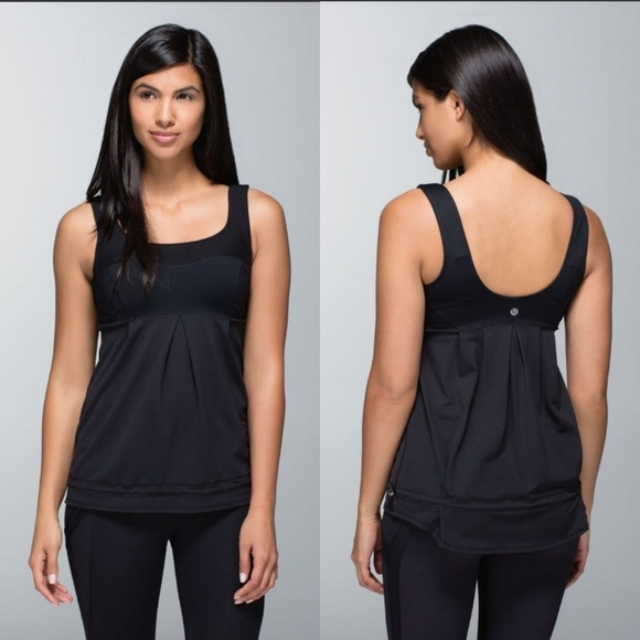 Lululemon elevate tank size 8 in black